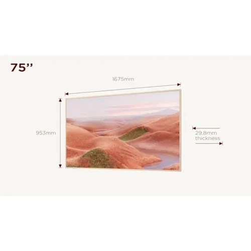 TCL75A300WNXTVISIONQLEDTVwithGoogleTVandPrivateartmuseumgallery2024