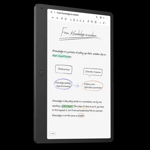 TCL9566XNOTEA1NXTPAPER8GB256GBFLIPCASEPENAEROLITEGREY