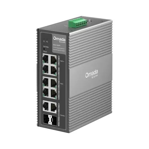 TP-LINKSwitchOMADAIndustrialIES210GPP10PortGigabitIndustrialManagedSwitch