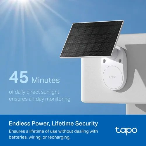 TP-LINKWi-FiCameraTapoC410KITwithBatteryandsolarPanel