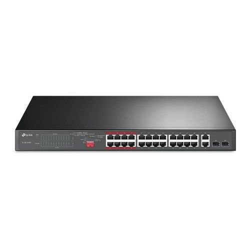 TP-Link26-Port10100Mbps2-PortGigabitUnmanagedPoESwitchTL-SL1226PTPTL-SL1226P