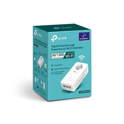 TP-LinkAV1300GigabitPassthroughPowerlineacWi-FiExtender-TL-WPA8631P