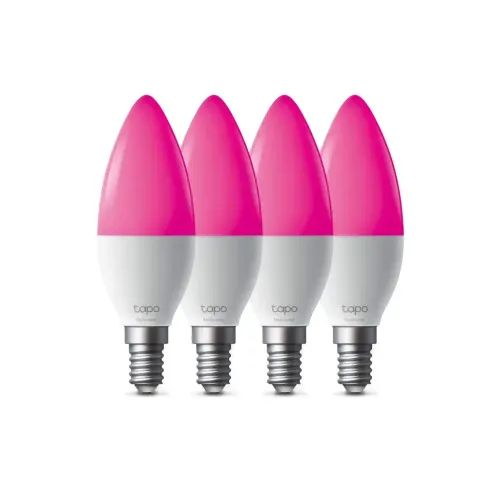 TP-LinkSmartWi-FiCandleLightBulbMulticolor4-Pack-TapoL430C4-PACK