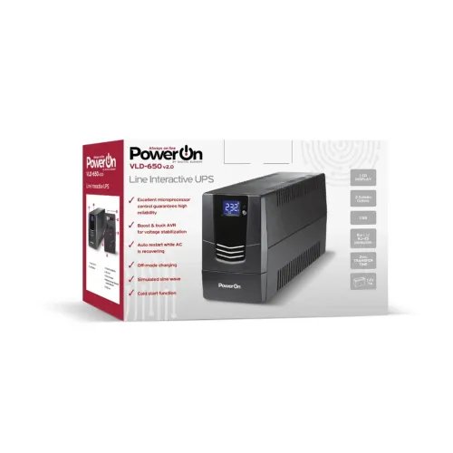 UPSPowerOnVLD-650v2.0LineInteractive650VA