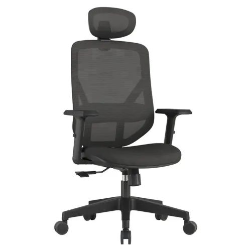 VEROOFFICECHAIRERGOSTYLE2040BLACKwithHEADREST