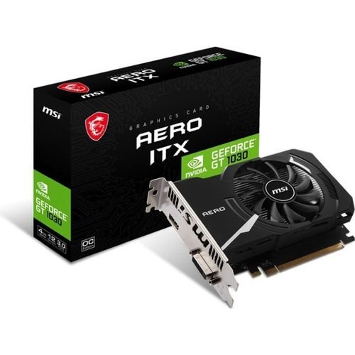 VGANvidiaMSIGeForceGT1030AeroITX4GD4OC4GBGDDR464bit