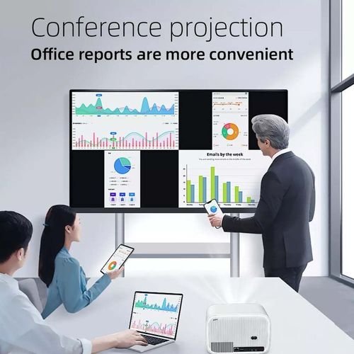 VOLTOHOMEPROJECTOR1080PANSI300WIFIBTANDROID12AUTOFOCUS