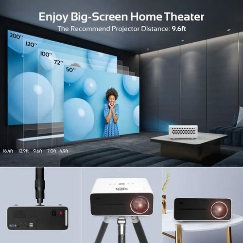 VOLTOHOMEPROJECTOR1080PANSI450WIFIBTANDROIDAUTOFOCUS