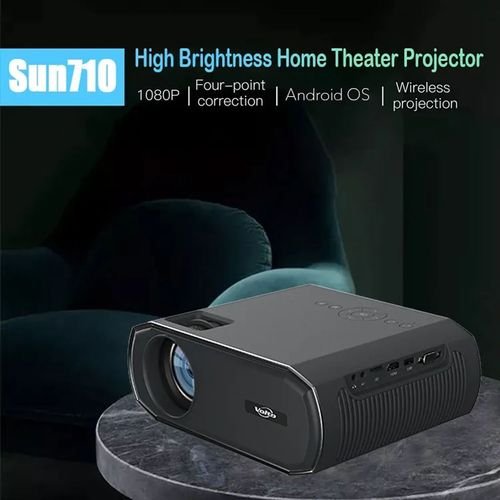 VOLTONATIVEHOMETHEATERFHDPROJECTOR1080PANSI400WIFIBTANDROIDAUTOFOCUS