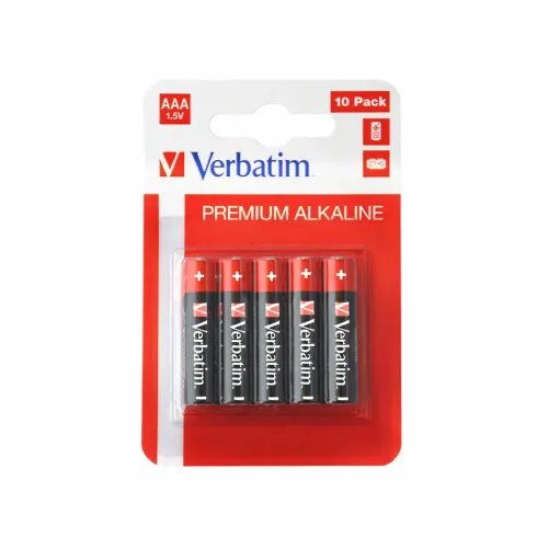 VerbatimAAABatteryAlkaline10Pack-49874