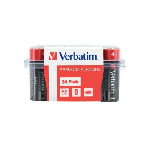 VerbatimAABatteryAlkaline24PackBox-49505