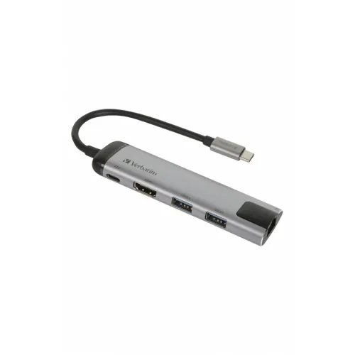 VerbatimUSB-CMultiportHubUSB3.1Gen1USB3.0x2HDMIRJ45-49141