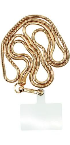 VividCrossbodySnakeBoneMetalChainGold