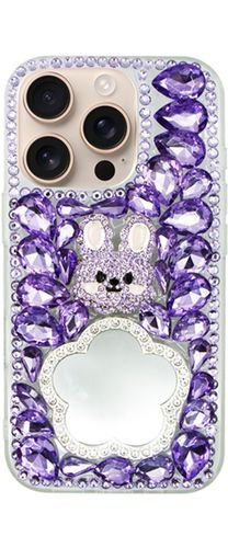 VividDiamondCasewithMirrorAppleiPhone16ProPurple