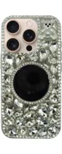 VividDiamondCasewithMirrorAppleiPhone16ProSilver