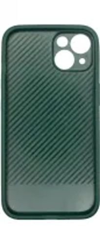 VividDiamondShapePULeatherCaseAppleiPhone15Green