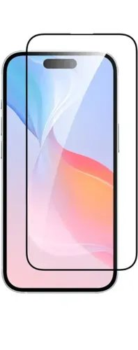 Vivid Full Face Tempered Glass Apple iPhone 16 Black