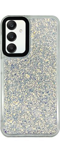 VividGlitterShineCaseSamsungGalaxyA255GSilver
