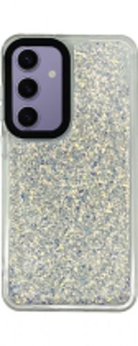VividGlitterShineCaseSamsungGalaxyS24Silver