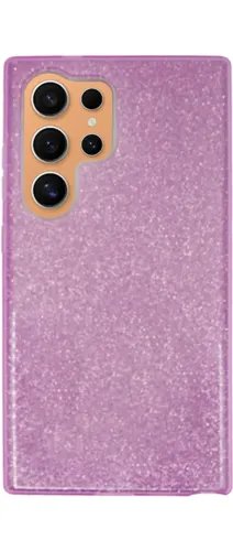 Vivid Glitter Shine Plastic Hard Case Samsung Galaxy S24 Ultra Purple