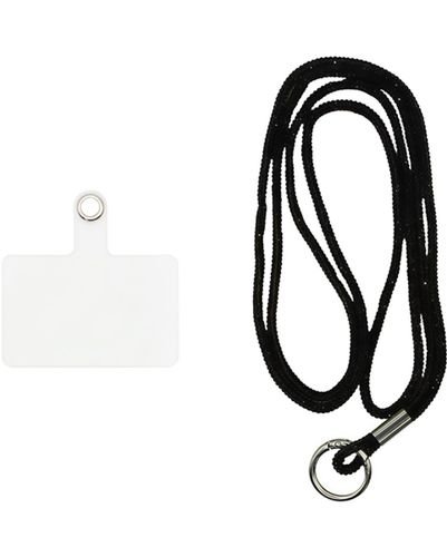 VividLanyardRhinestoneNeckStrapBlack