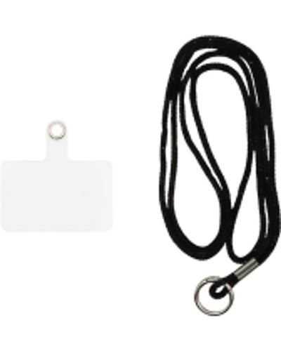 VividLanyardRhinestoneNeckStrapBlack
