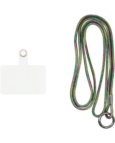 VividLanyardRhinestoneNeckStrapMulticolour