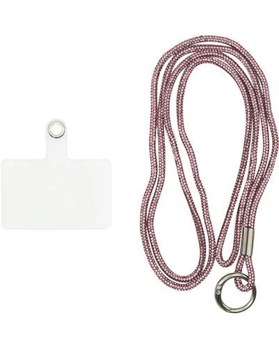 VividLanyardRhinestoneNeckStrapPink