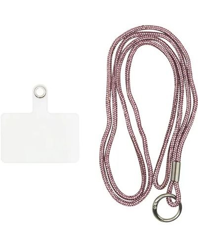 VividLanyardRhinestoneNeckStrapPink