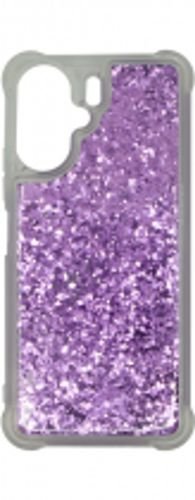 VividLiquidGlitterCaseRedmi13CPurple
