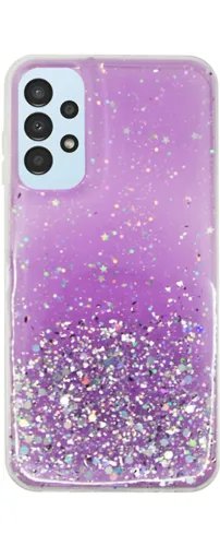 Vivid Liquid Glitter Case Samsung Galaxy S24 Ultra PurpleMulticolor
