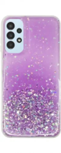 Vivid Liquid Glitter Case Samsung Galaxy S24 Ultra PurpleMulticolor