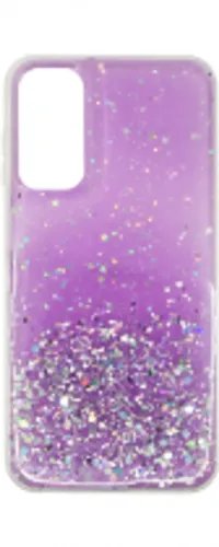 Vivid Liquid Glitter Case Samsung Galaxy S24 Ultra PurpleMulticolor