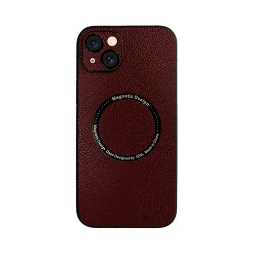 VividMagsafeLeatherCaseAppleiPhone15Purple