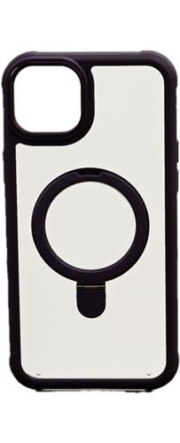 VividMagsafeRingStandCaseAppleiPhone15PlusTransparentPurple