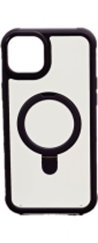 VividMagsafeRingStandCaseAppleiPhone15PlusTransparentPurple