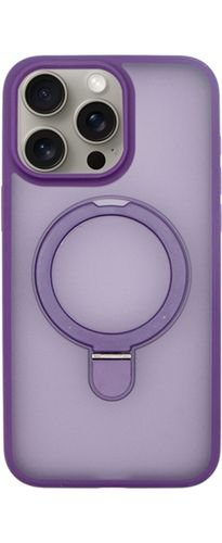 VividMagsafeRingStandPCCaseAppleiPhone15ProMaxPurple