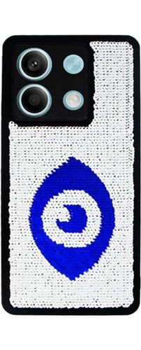 VividSequinCaseRedmiNote135GSilverBlue