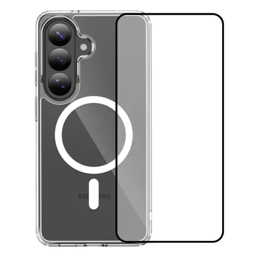 VividSetMagSafeAcrylicCaseFullFaceTemperedGlassSamsungGalaxyS26
