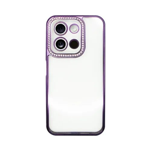 VividStrassCaseRedmi15CPurple