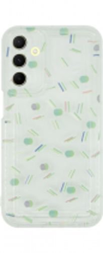 VividTPUCaseSamsungGalaxyA555GClearMulticolorShapes