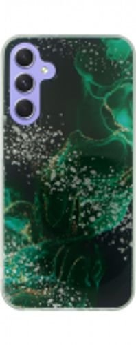 VividTPUPrintCaseSamsungGalaxyA04sGreenBlack