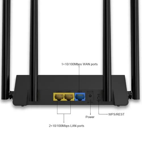 WAVLINK ARK 4 N300 WIRELESS SMART WI-FI ROUTER WITH HIGH GAIN ANTENNAS