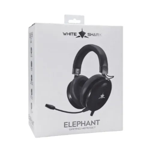 WHITESHARKGAMINGHEADSETGH-2540ELEPHANTBLACK