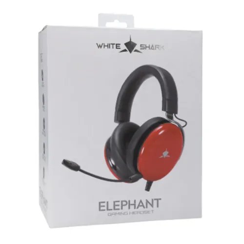 WHITESHARKGAMINGHEADSETGH-2540ELEPHANTRED