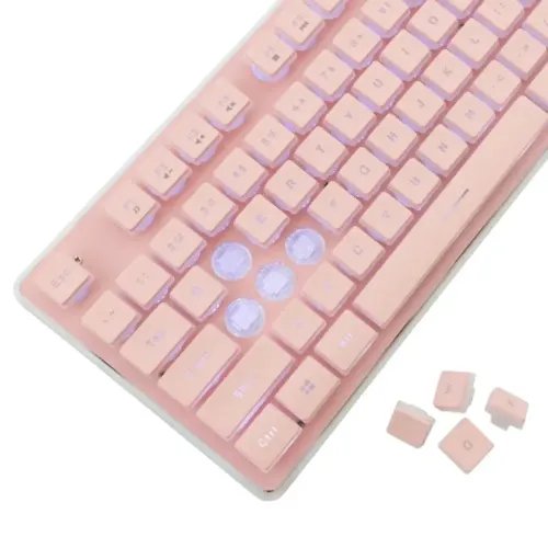WHITESHARKLEDKEYBOARDGK-003141TACHIUSLAYOUTPINK