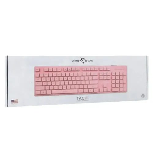 WHITESHARKLEDKEYBOARDGK-003141TACHIUSLAYOUTPINK