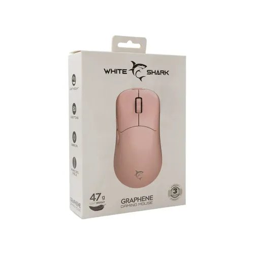 WHITESHARKMOUSEGM-5014GRAPHENE12.400DPIPINK