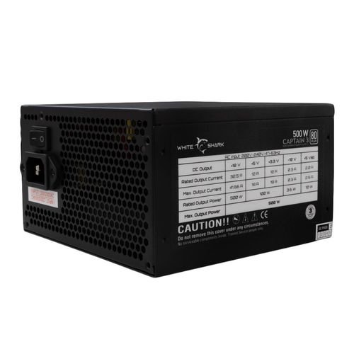 WHITESHARKPOWERSUPPLYGPSU-W500F500W80RGB