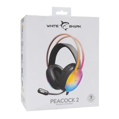 WHITESHARKSTEREOGAMINGHEADSETGH-2444PEACOCK-2BLACK